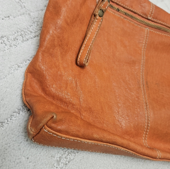 Marco Buggiani Made in Italy Genuine Leather Crossbody Orange bag - Picture 12 of 14